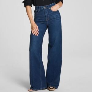 NWT SPANX Shape Every Where Wide Leg Jeans XL 5461